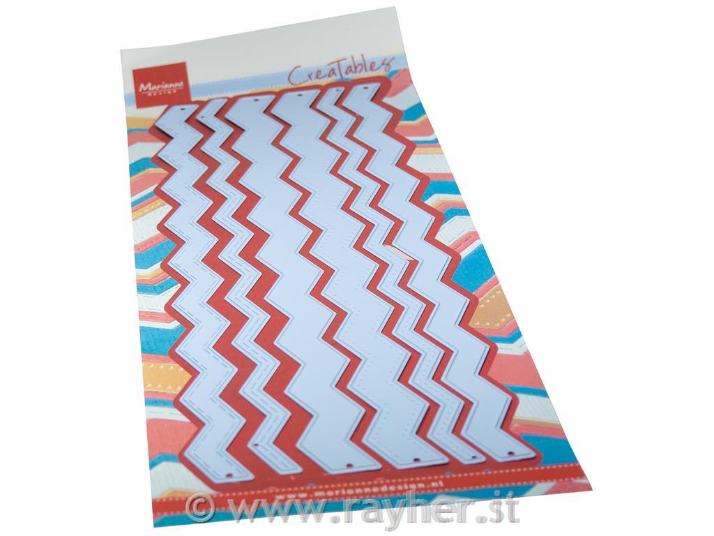 Fustella MD Creatable: Strisce a zigzag