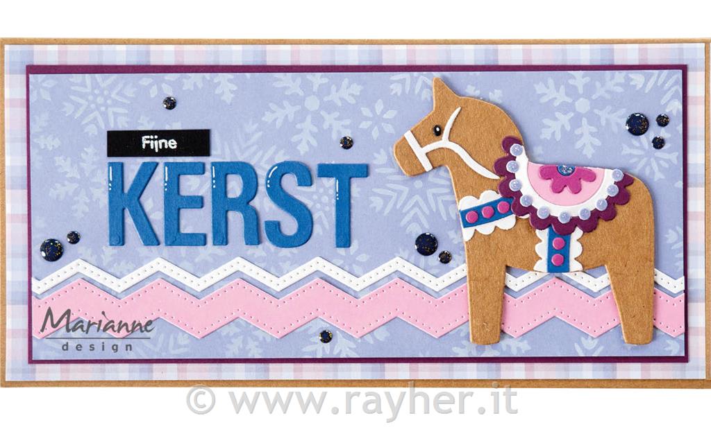 Fustella MD Creatable: Strisce a zigzag