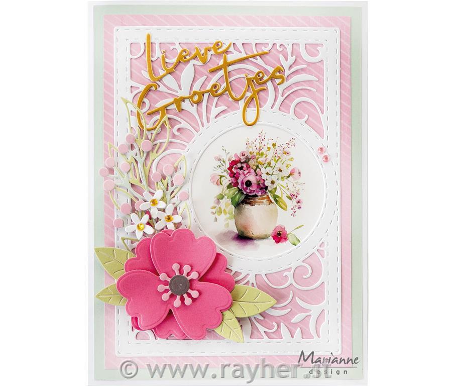 Šablona MD Creatable: Krog v pravokotniku