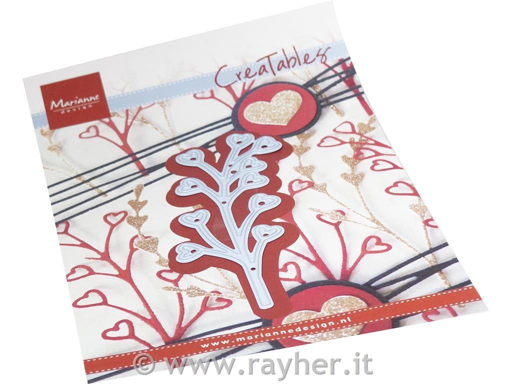 Creatable Die: Open heart sprig