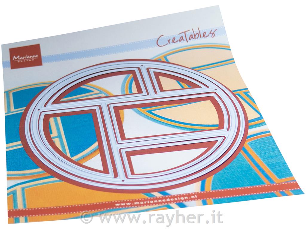 Šablona MD Creatable: Krog z razdelki