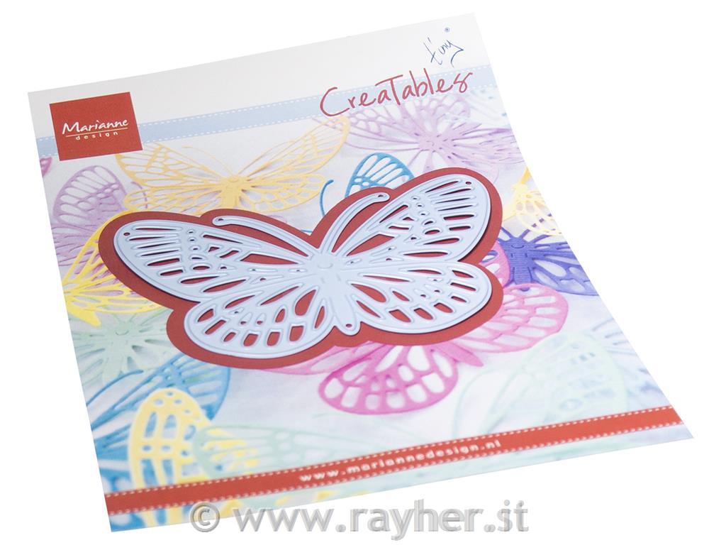 Fustella MD Creatable: Farfalla a riposo