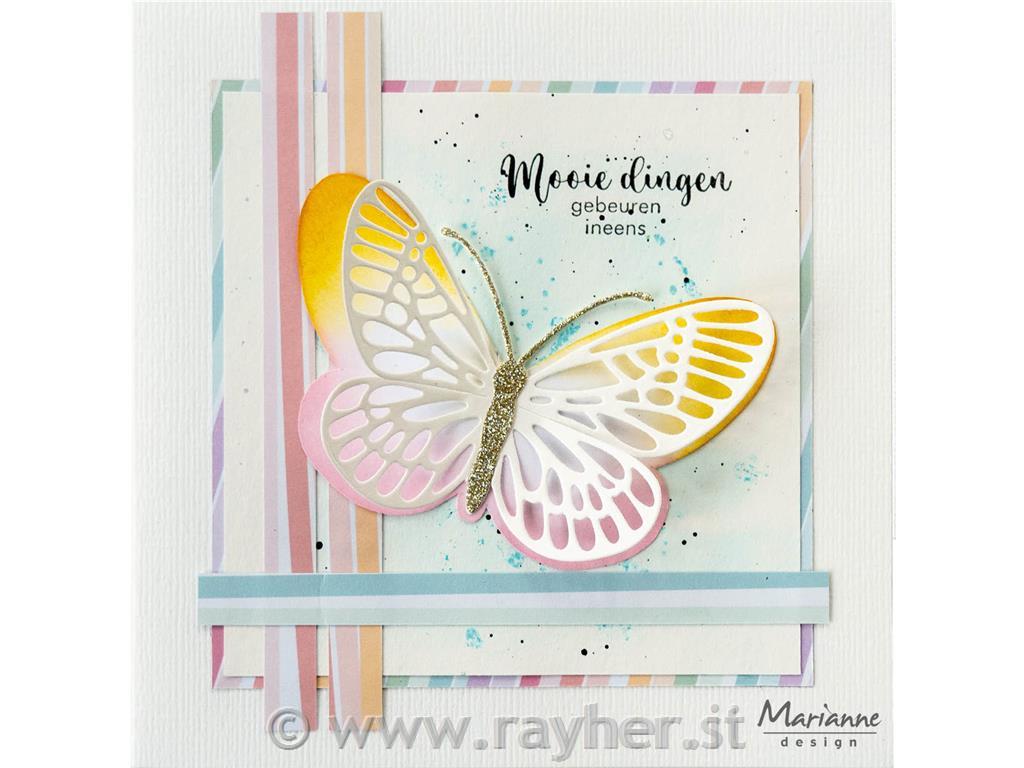 Fustella MD Creatable: Farfalla a riposo