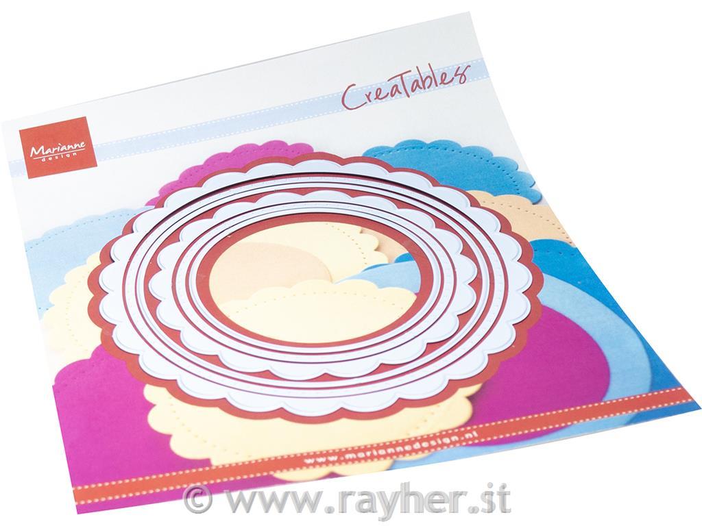 Creatable Die: Scalloped circles