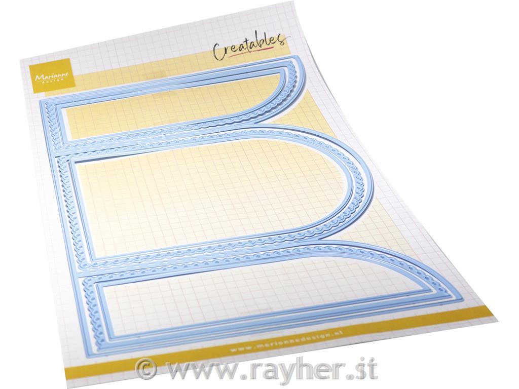 Fustella MD Creatable: Biglietto d'auguri in tre parti