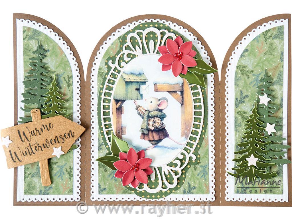 Fustella MD Creatable: Biglietto d'auguri in tre parti