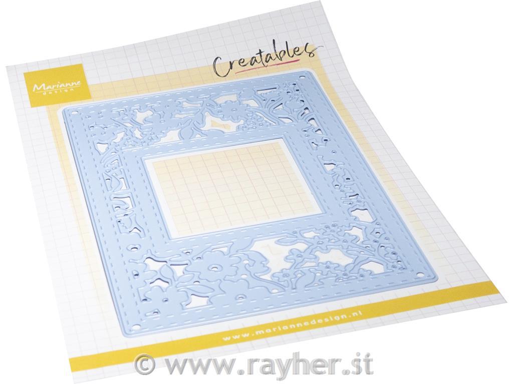 Šablona MD Creatable: Cvetje v pravokotniku