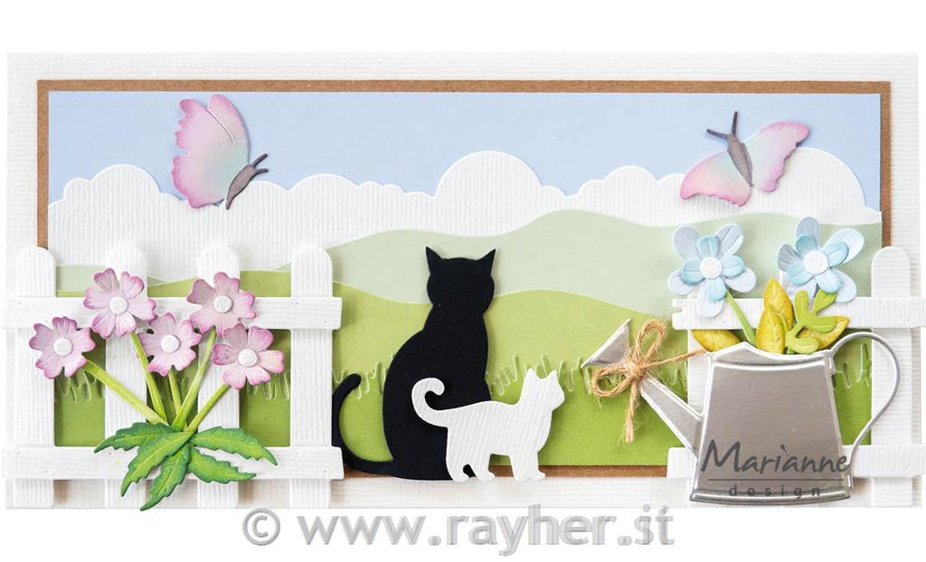 Creatable Die: Rec. Slimline Fence