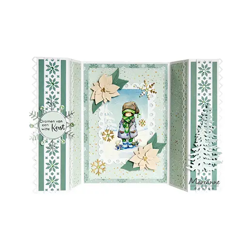 Šablona MD Creatable: Bordure Nordic Winter