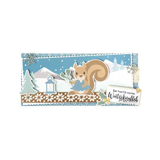 Šablona MD Creatable: Bordure Nordic Winter