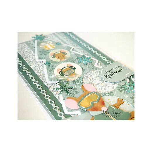 Šablona MD Creatable: Bordure Nordic Winter