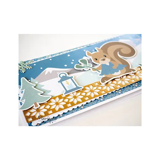 Šablona MD Creatable: Bordure Nordic Winter