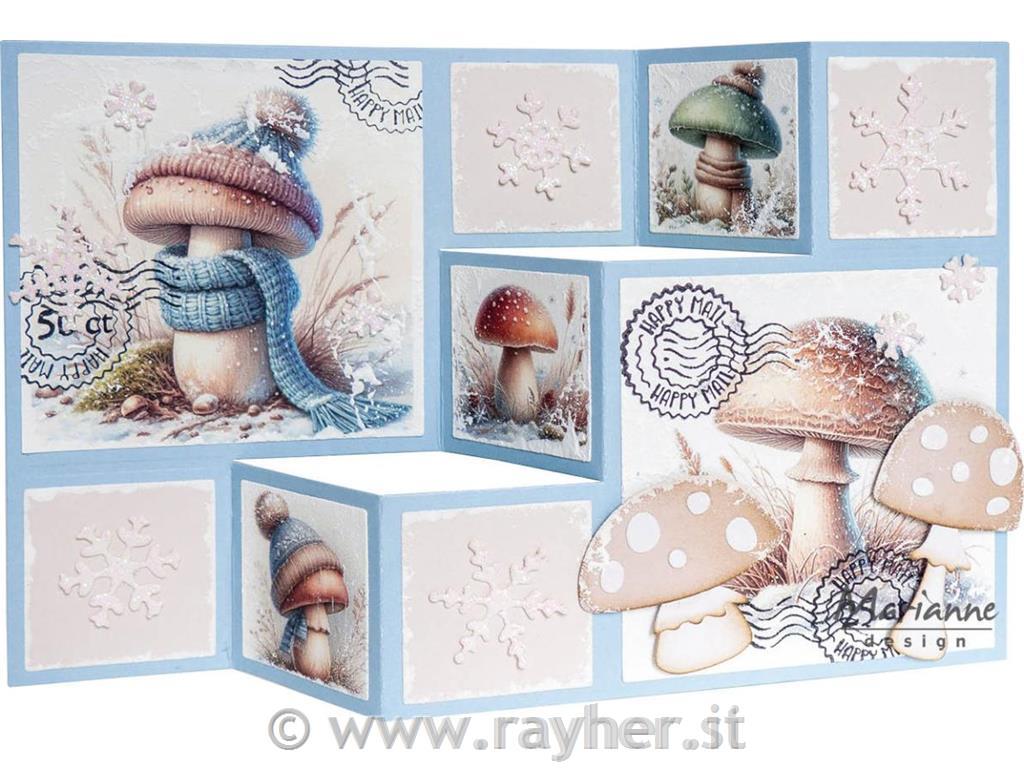 Šablona MD Creatable: Osnova za voščilnico - stopnice