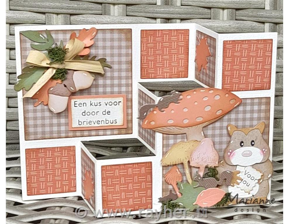 Šablona MD Creatable: Osnova za voščilnico - stopnice