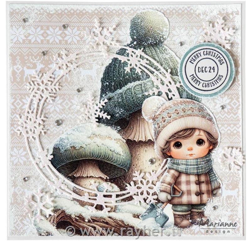 Fustella MD Creatable: Cristalli di ghiaccio - cerchio