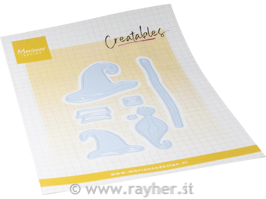 Fustella MD Creatable: Cappelli da strega e scopa