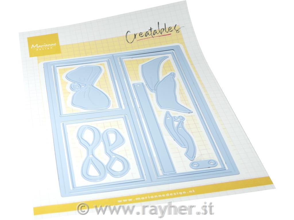 Fustella MD Creatable: Piega aperta A6slitta