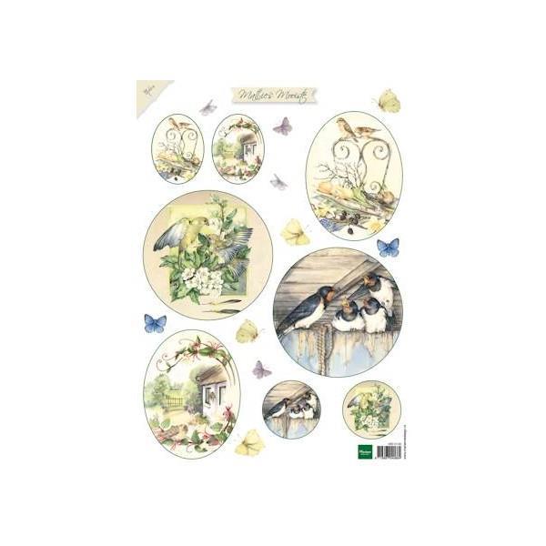 DECOUPAGE IMMAGINI, FIORI 121 x 29,7 cm