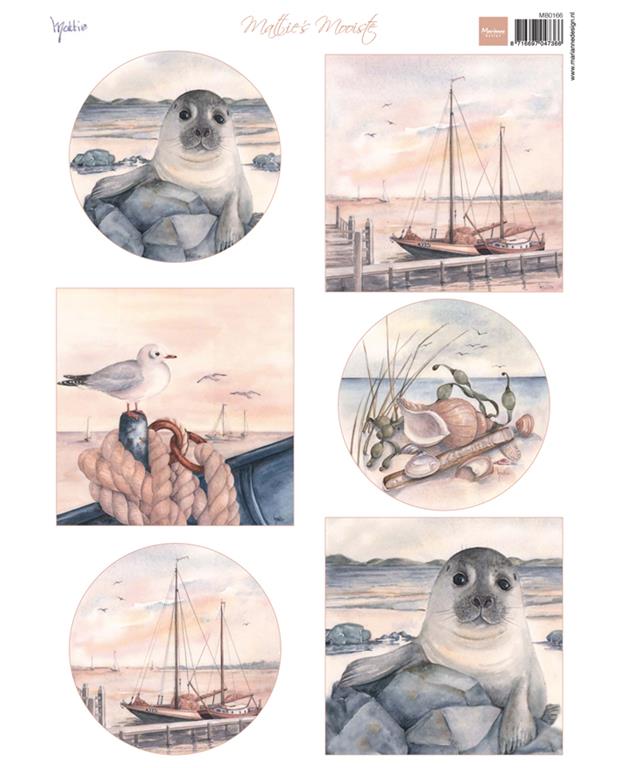 DECOUPAGE IMMAGINI, AL MARE