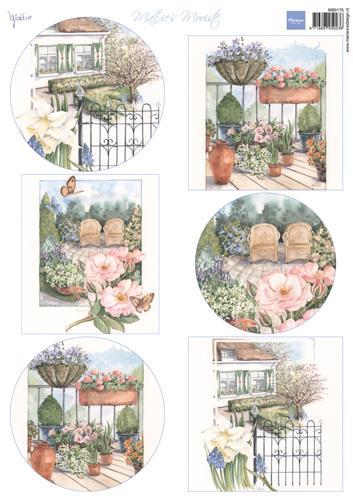 IMMAGINI DECOUPAGE, GIARDINO
