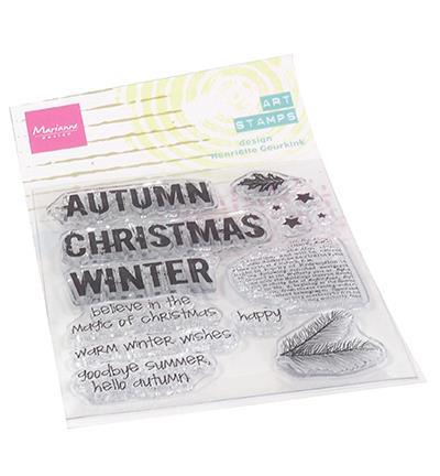 CLEAR STAMP, HELLO FALL, 14 pcs