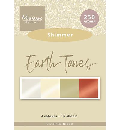 Set di carta MD: Earth tones Shimmer A5