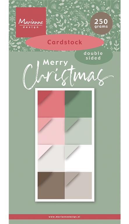 Set papirjev: Vesel božič - karton