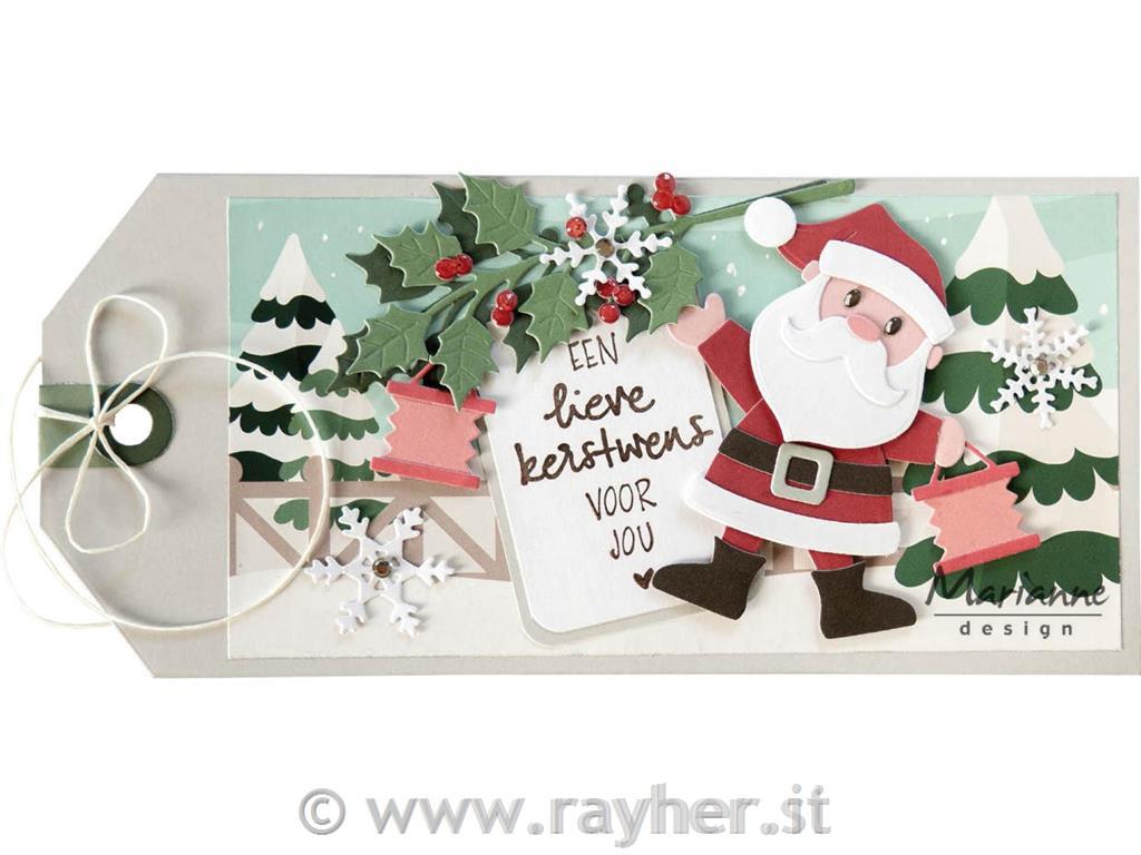 Set papirjev: Vesel božič - karton