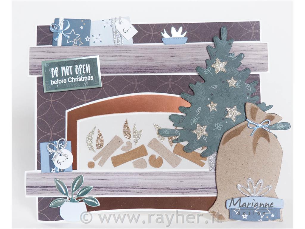 Mask stencil: Fire Place