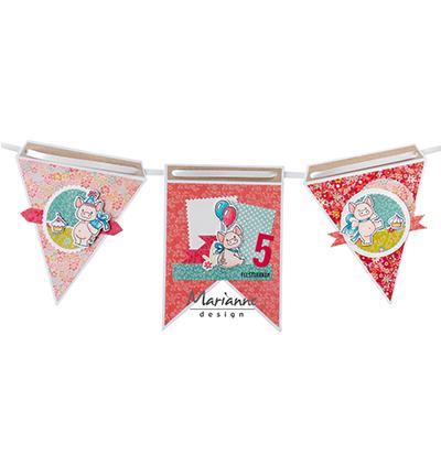 MD Fustella di plastica: Bandiere, A4