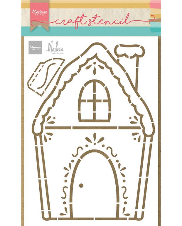 Stencil: Casa di marzapane