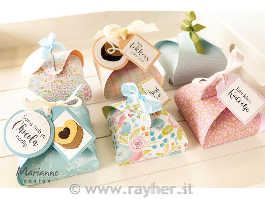 Šablona: Bonbon škatlica