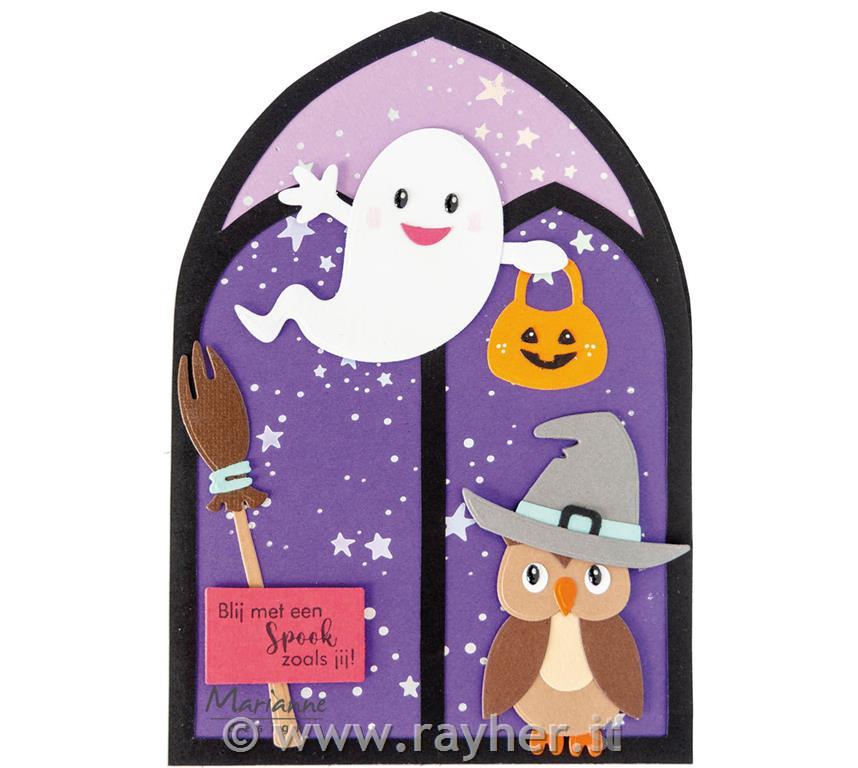 Mask stencil: Church window