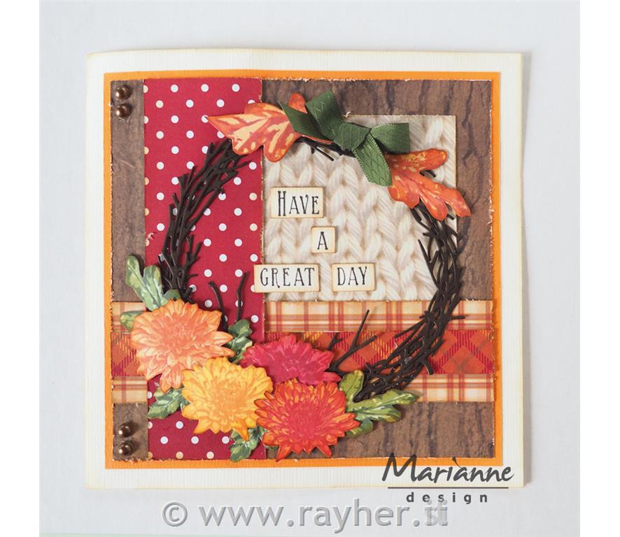 TIMBRO MD, CRISANTEMI/STRATIFICAZIONE