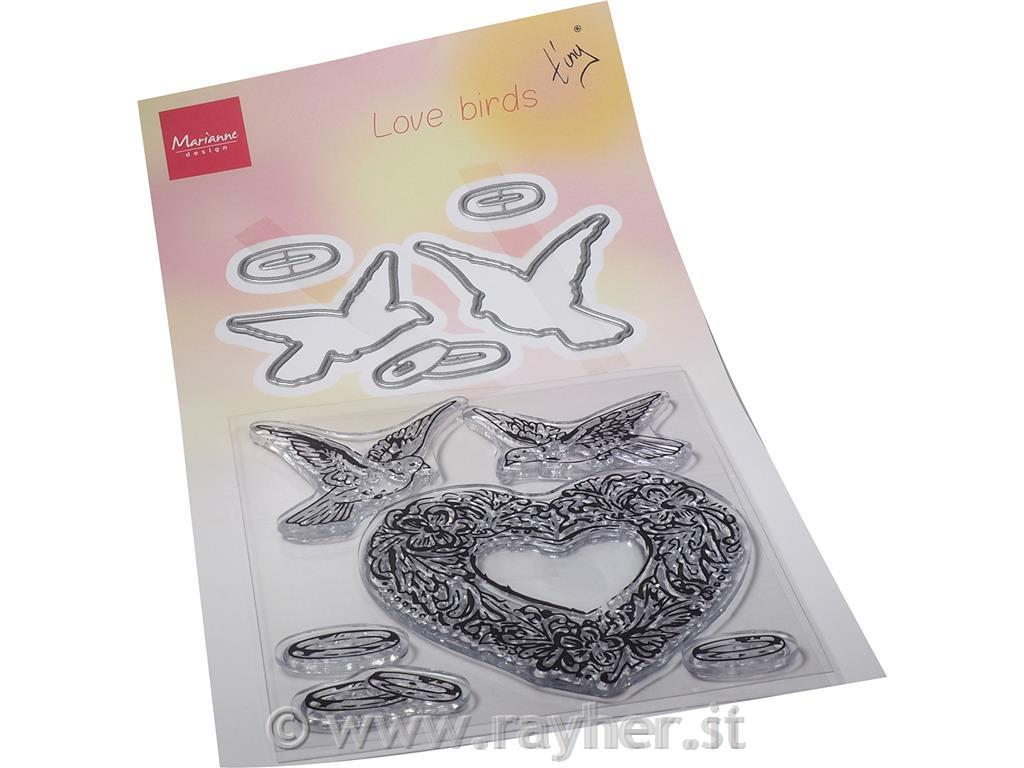 Fustelle & timbri: Uccelli d'amore