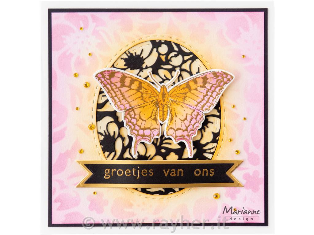 Fustelle & timbri: Farfalla