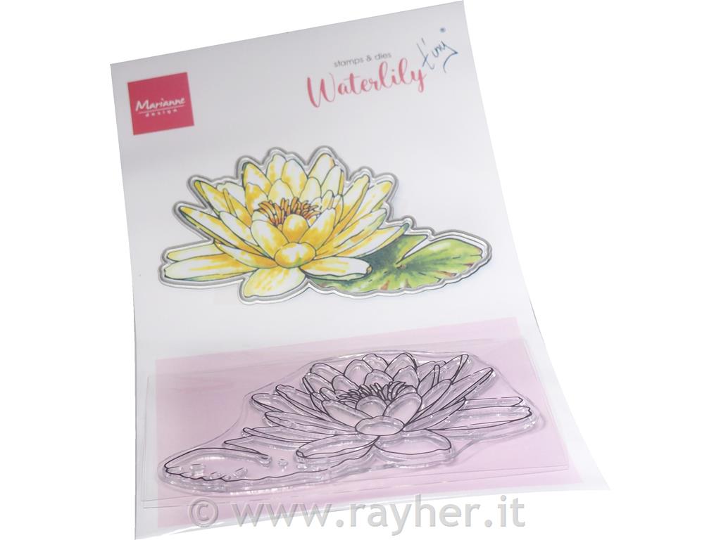 Timbro e fustelle: Ninfea
