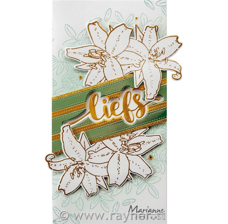 Stamp & die set: Leaves