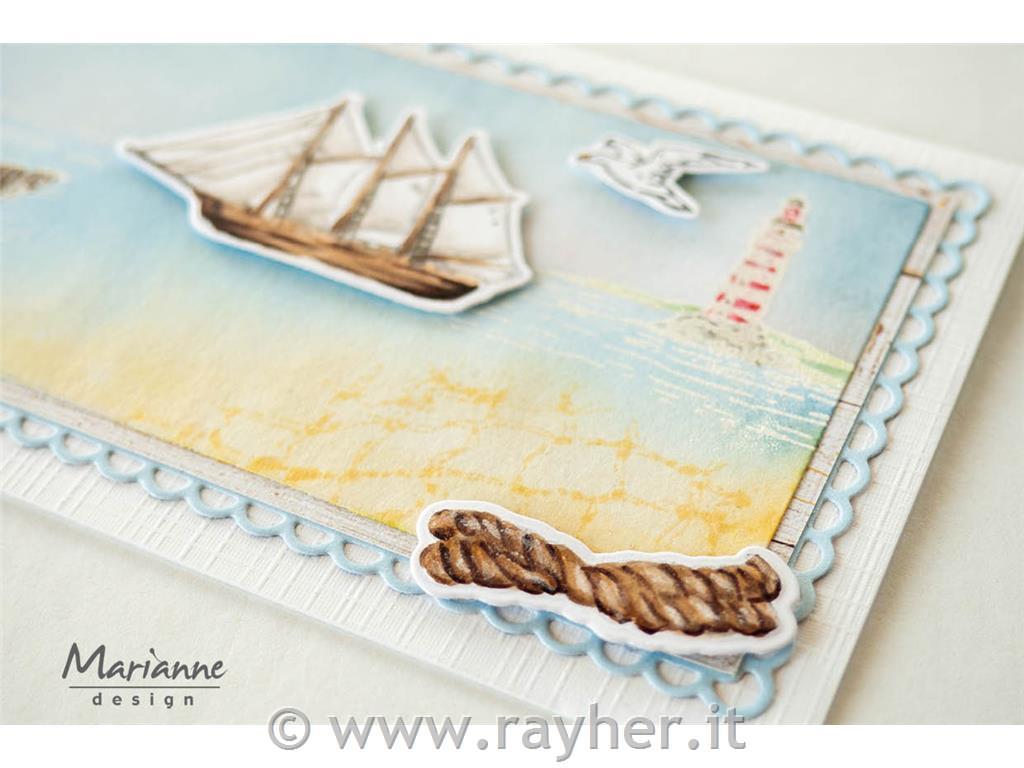 Fustelle & timbri: Rete da pesca