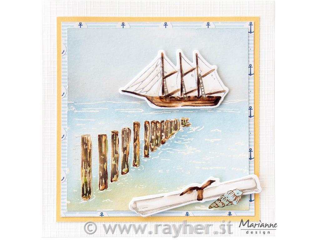 Štampiljke: Ograja v morju