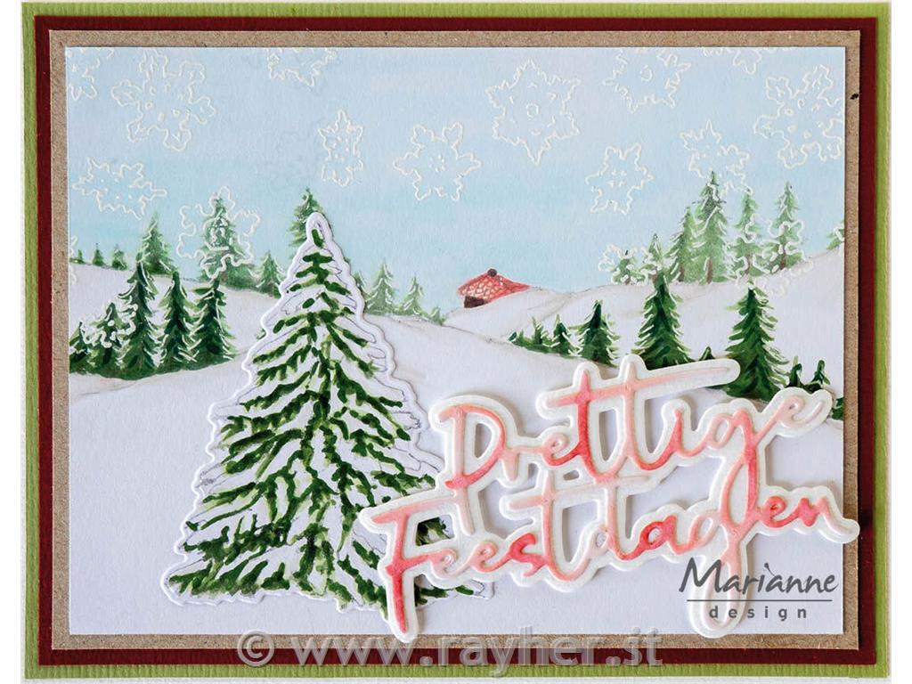 Fustelle & timbri: Fiocchi di neve