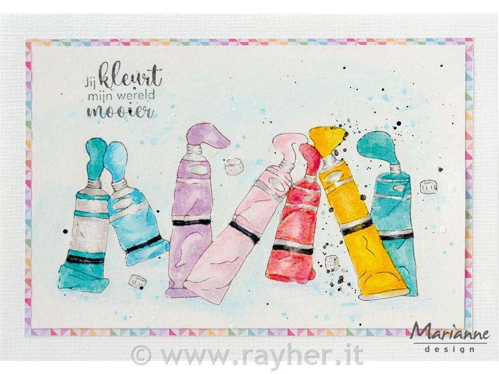 Štampiljke: Barva v tubah