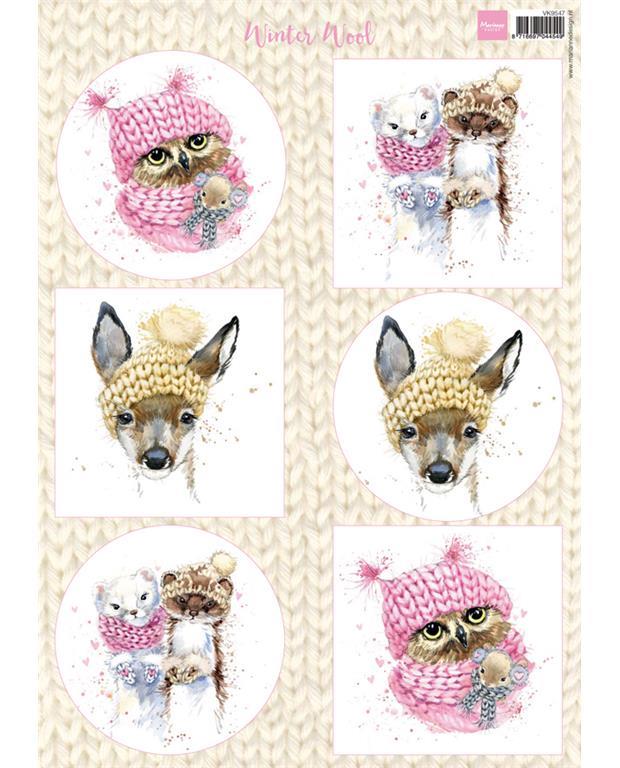 LIST S SLIČICAMI, ZIMSKE PLETENINE 1