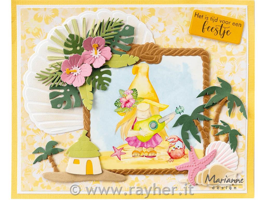 List s ličicami: Škrati na plaži - Surf