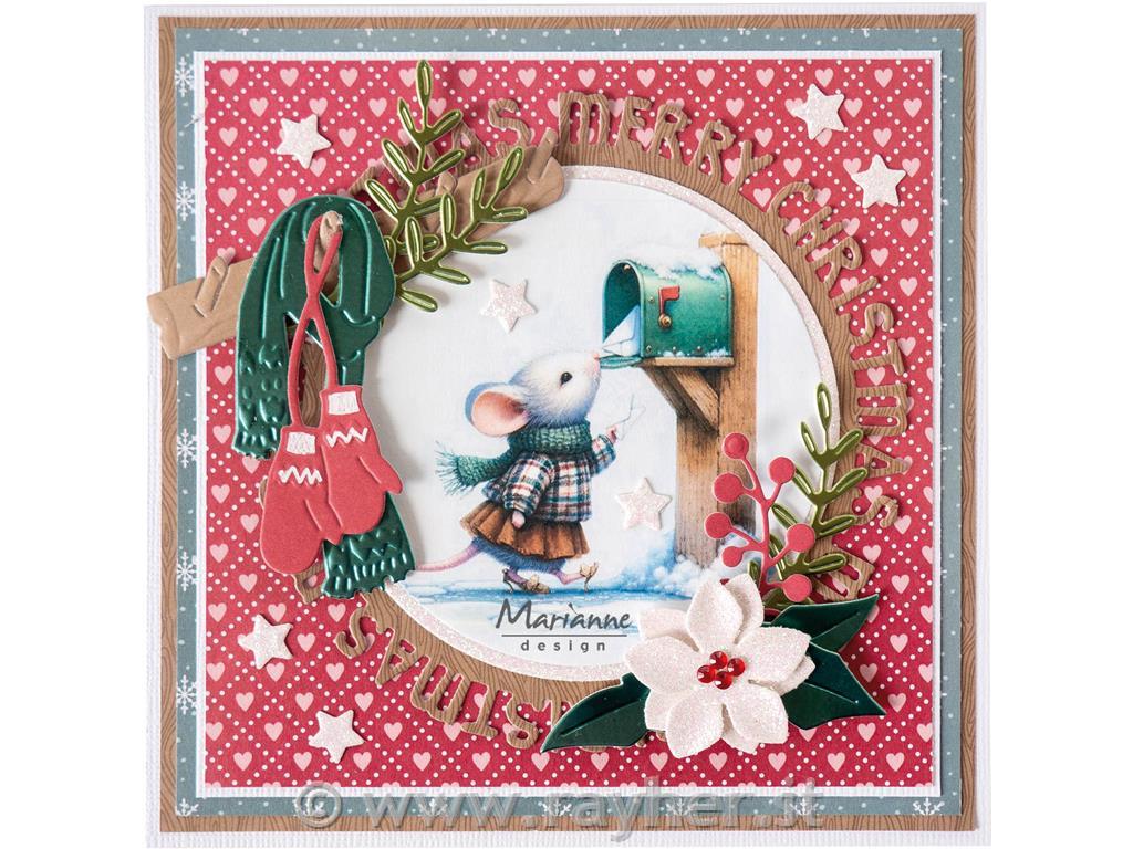 Decoupage paper: Christmas mail