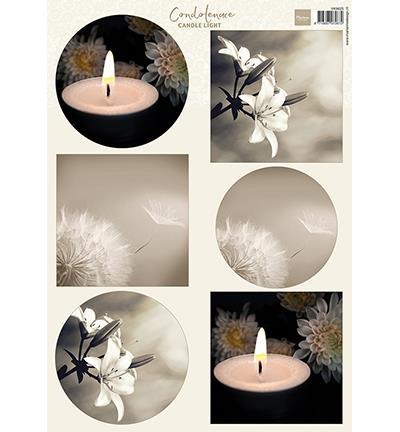 Immagini Decoupage: Condoleance - Candle