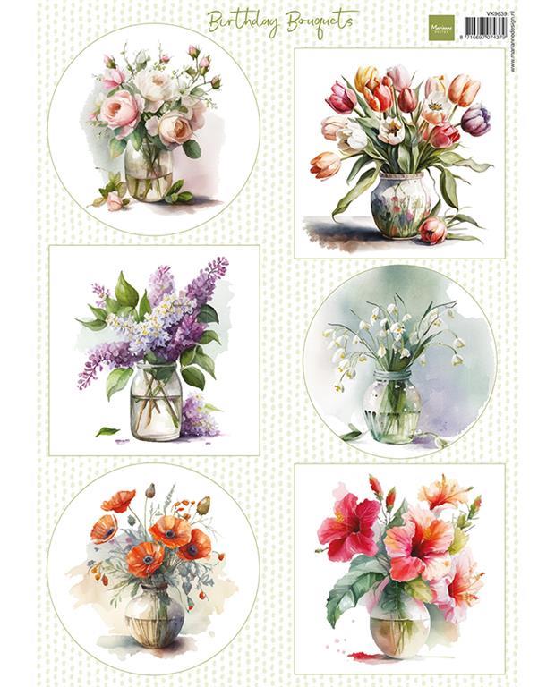 Immagini Decoupage: Bouquet di Compleanno