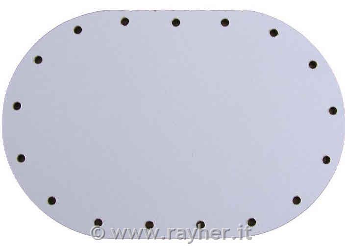 Lesena osnova za košaro, oval, 8x12cm