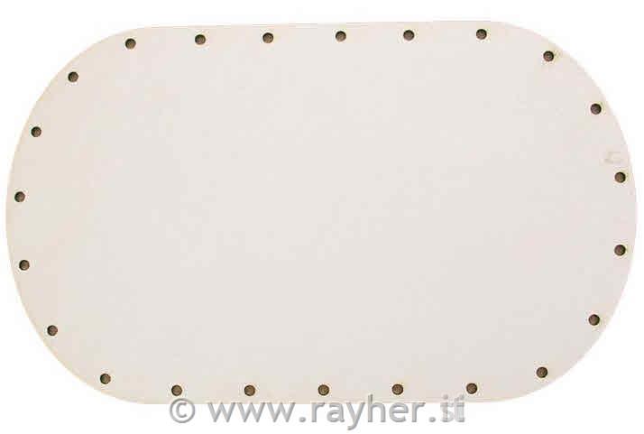 Lesena osnova za košaro oval 20x12cm
