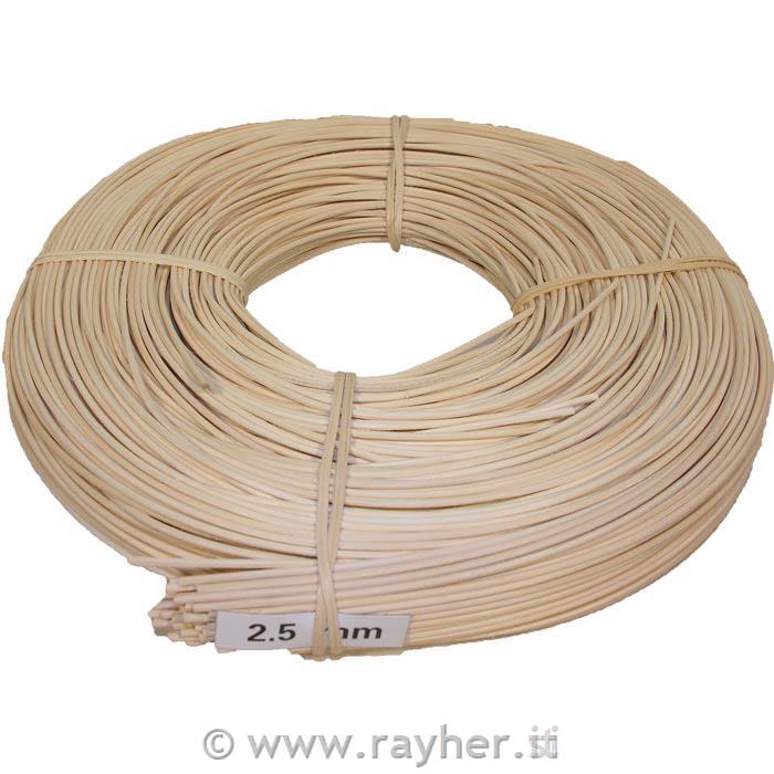 Midollino 2,50 mm, Naturale, 0,50kg